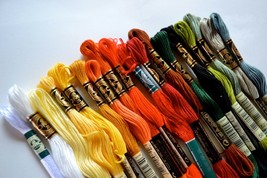 Sale! Dmc Floss Assortment - 100 Colors Genuine Made In France, Free Ship - $59.39