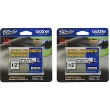 Brother Genuine P-Touch 2-Pack TZe-S231 Laminated Tape, Black Print on White Ext - $55.99