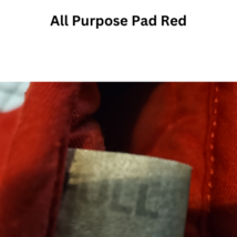 All Purpose English Saddle Pad Red with Pair of Red Polos USED image 8