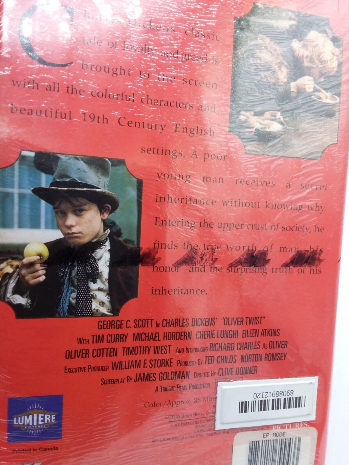 Oliver Twist Vhs George C Scott In Charles Dickens Music World Sealed Vhs Tapes 