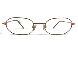 Nine West 131 UA6 Eyeglasses Frames Brown Red Round Full Rim 47-18-135 - $41.86