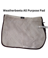 Weatherbeeta All Purpose Saddle Pad White Black Binding Ugly Greatness USED - $2.99