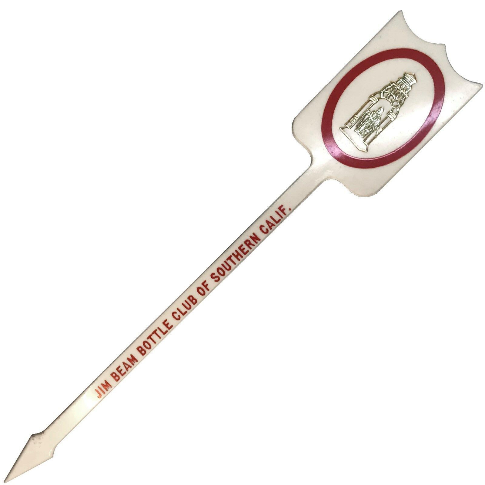 Primary image for Jim Beam Bottle Club of Southern California, vintage SWIZZLE STICK stirrer