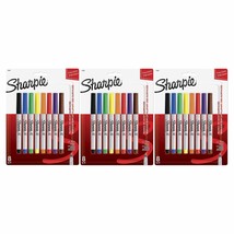 SHARPIE Metal Barrel Permanent Markers, Bullet Tip, Black, 12 Count