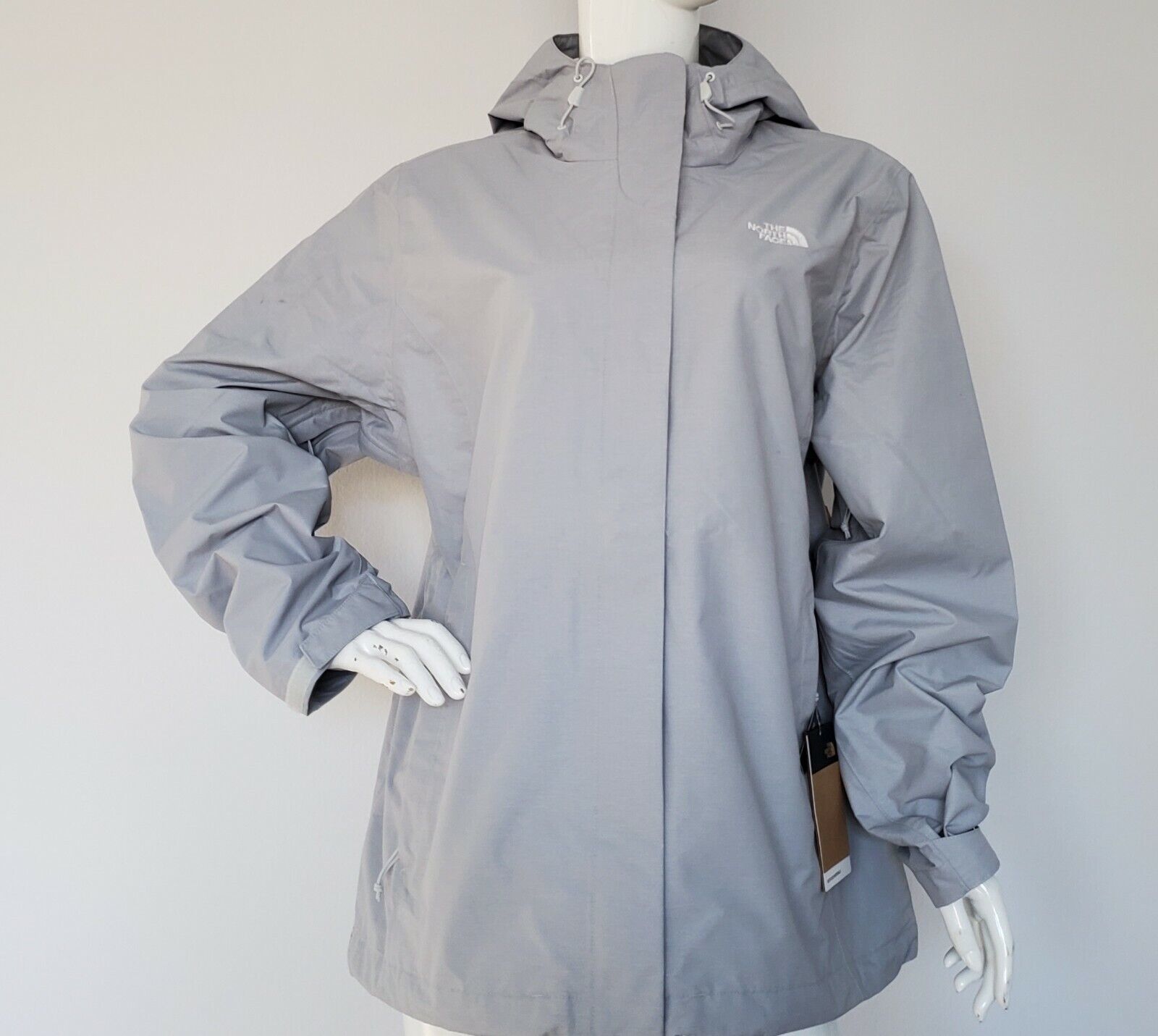 THE NORTH FACE WOMEN LUX OSITO FLEECE FULL ZIP JACKET MELD GREY size S M L