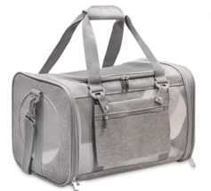 Midwest Duffy Expandable Pet Carrier - Gray - Small