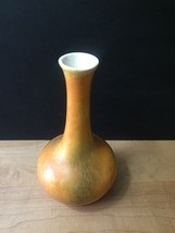Vintage 60s Haeger Mottled Orange Bud Vase (unmarked) image 2