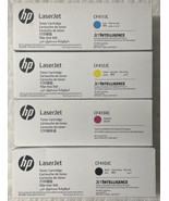 HP 410X Black Cyan Magenta Yellow Toner Cartridge Set HP LaserJet Pro M4... - $460.33