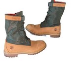 Timberland 6&quot; Mens Premium Gaiter Wheat Leather/Textile Boots A1QY8 Size... - $114.00