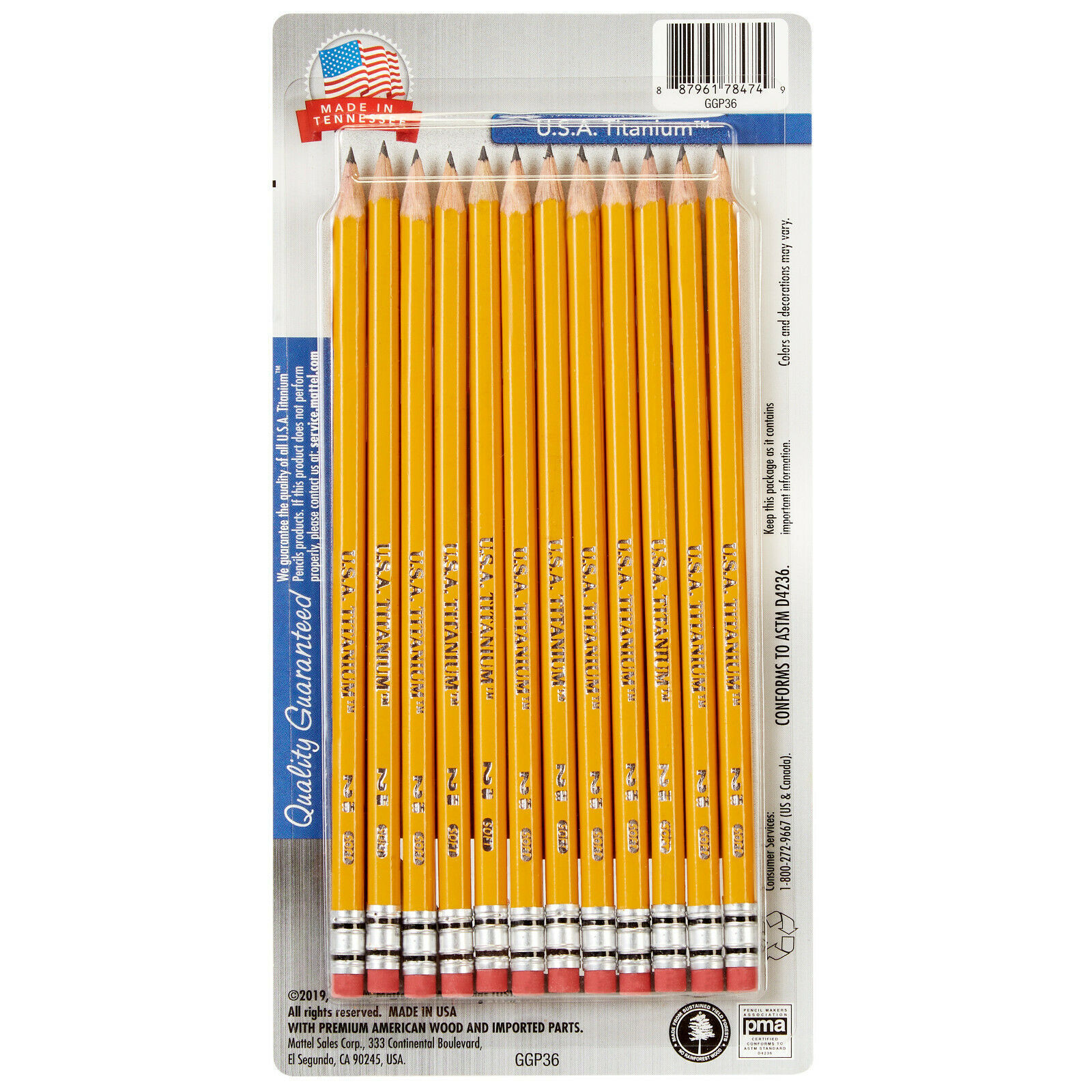 Office Depot Presharpened #2 Medium Soft Lead Pencils,Yellow,2- 12-Pack 24  Total