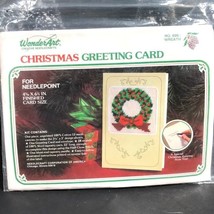 Christmas Needle point greeting card kit, - $13.85