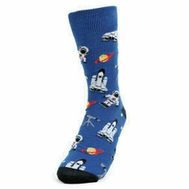 Men&#39;s Astronaut Space Novelty Fun Socks - $11.88