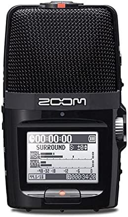 Zoom H5 Portable Handy Recorder Bundle with ZDM-1 Podcast Microphone Pack  and 64GB SD Card (3 Items)