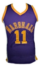 Hoop Dreams Movie Arthur Agee Basketball Jersey Sewn Purple Any Size image 1