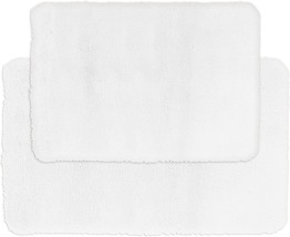 Bittman Reversible High Pile Tufted Microfiber Bath Rug - Aqua - Madison Park