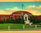 Armory Building Laurel Delaware DE UNP  Linen Postcard A2 - $4.42