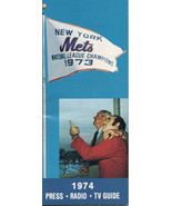 NEW YORK METS MEDIA GUIDE 1974 - Tom Seaver,  Yogi Berra +++ - $22.28