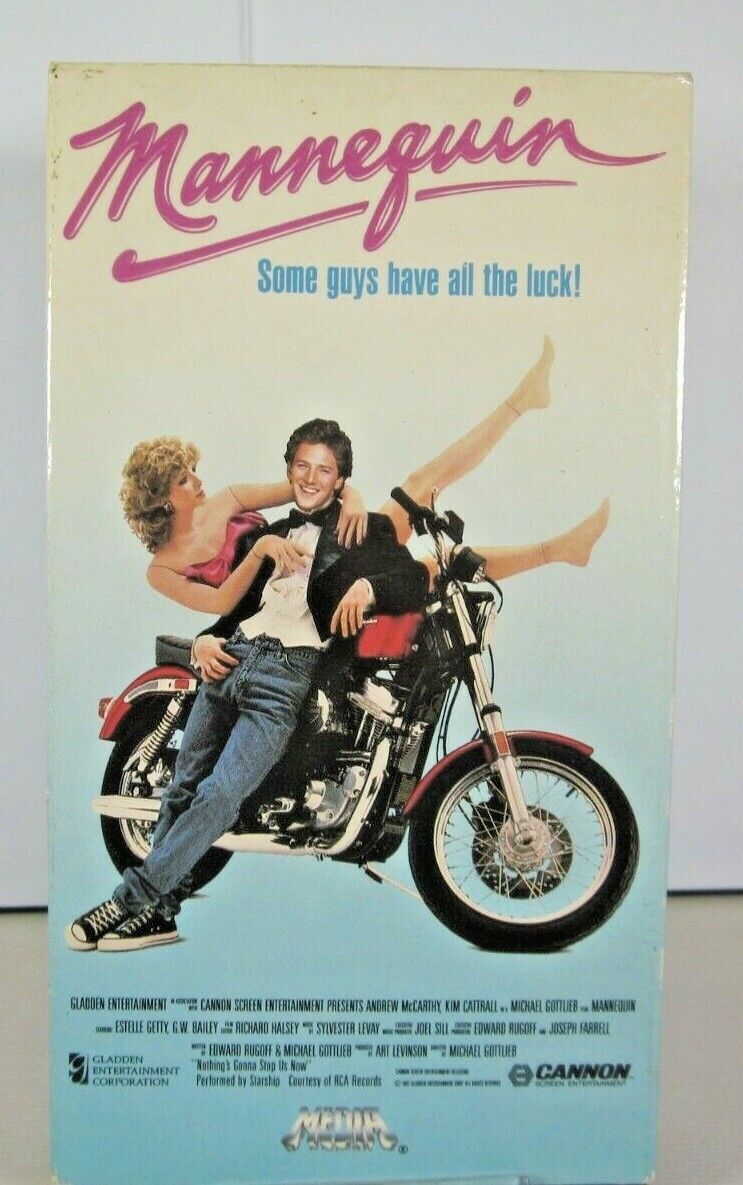 Mannequin (VHS Tape Movie VHS 1990) Andrew McCarthy Kim Cattrall VHS Tapes