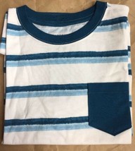Lands' End T-Shirt Size: Medium Husky (10 -12 Husky) New Ship Free Colorblock - $29.99