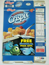 Kellogg's Crispix Empty Cereal Monsters Inc. Bowl Offer 2001 - $12.00