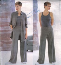 Vogue Career Calvin Klein Below Hip Jacket Tank Top Lined Pant Sew Patte... - $13.99