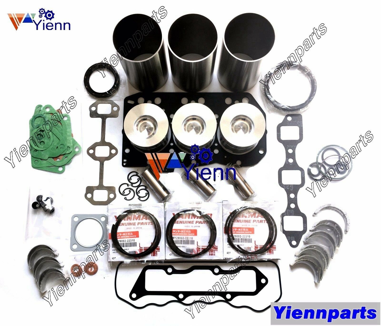 3TNV82 3TNV82A Overhaul Engine Rebuild Kit For Yanmar Engine Inframe Parts  Set