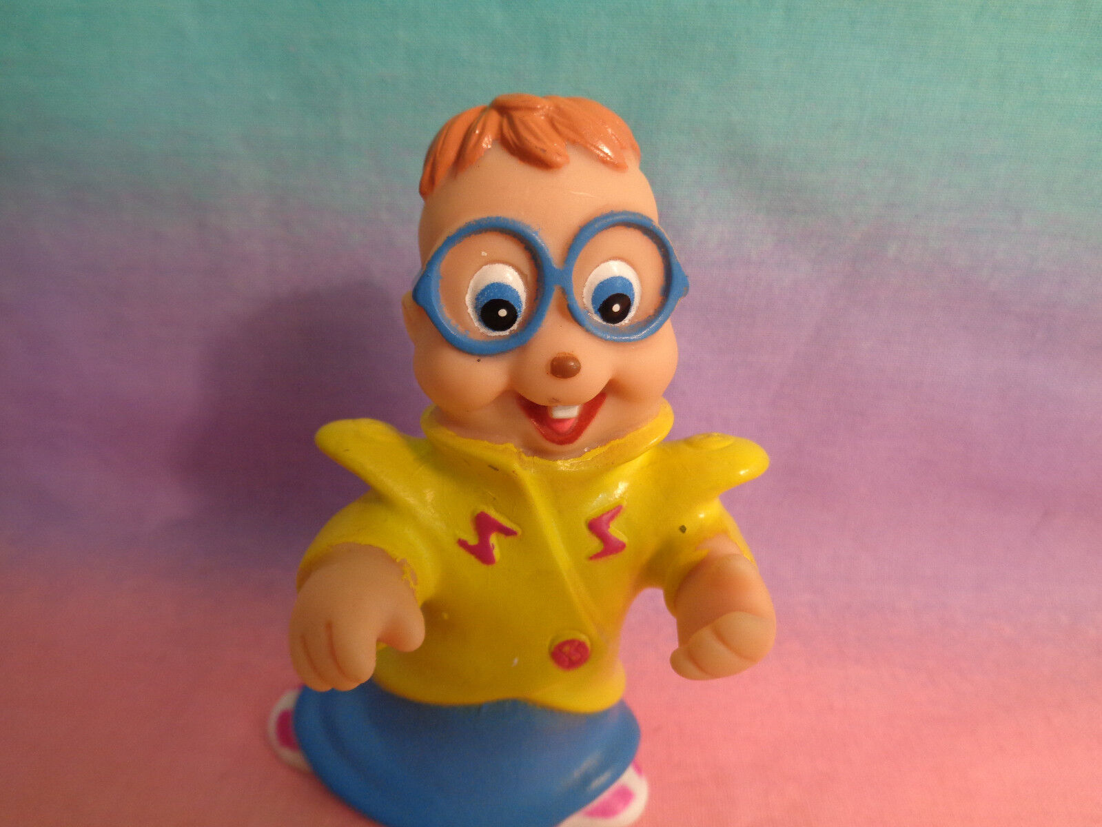 Vintage 1990 Bagdasarian Alvin and The Chipmunks Theodore Rubber Figure