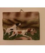 NEW Dog Ceramic Plaque, 5.5&quot; x 4.5&quot;, 3D, POINTER DOG, FOXHOUND, BEAGLE - $9.99