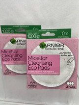 (2) Garnier SkinActive Micellar Cleansing Eco Pads Reusable Makeup Remov... - $16.99