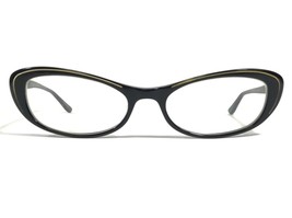 Oliver Peoples Margriet BK Eyeglasses Frames Black Round Cat Eye 50-18-137 - $102.64