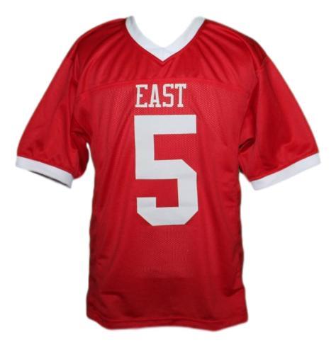 Vince howard  5 east dillon lions football jersey red   1