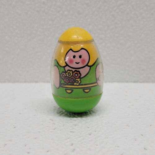 Vintage Hasbro 70s Weeble Wobble Playground Merry Go Round And 7 ...