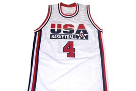 Christian Laettner Team USA Custom Basketball Jersey White Any Size image 4