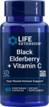 MAKE OFFER! 2 Pack Life Extension Black Elderberry  Vitamin C - $54.00