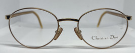 Vintage Christian Dior CD2997 43 G Eyeglasses Frame Gold Nos Frame - $176.77