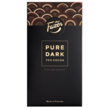 Fazer Pure Dark 70% Kakao Schokoriegel 95g (8er Set) - $42.41