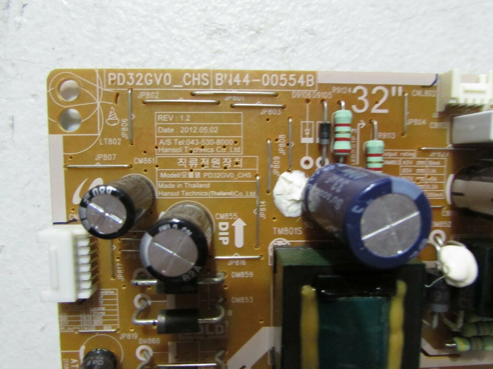 SAMSUNG UN32EH4003FXZA UN32EH4003VXZA POWER SUPPLY BN4400554A/B/C