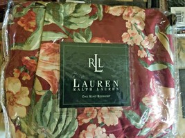 New Vintage Ralph Lauren Desert Plains Floral King Bed skirt 100% Sateen Cotton - $59.99