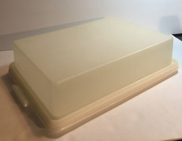Vintage Tupperware Sheet Cake Carrier Rectangle Container 622 623 - 7