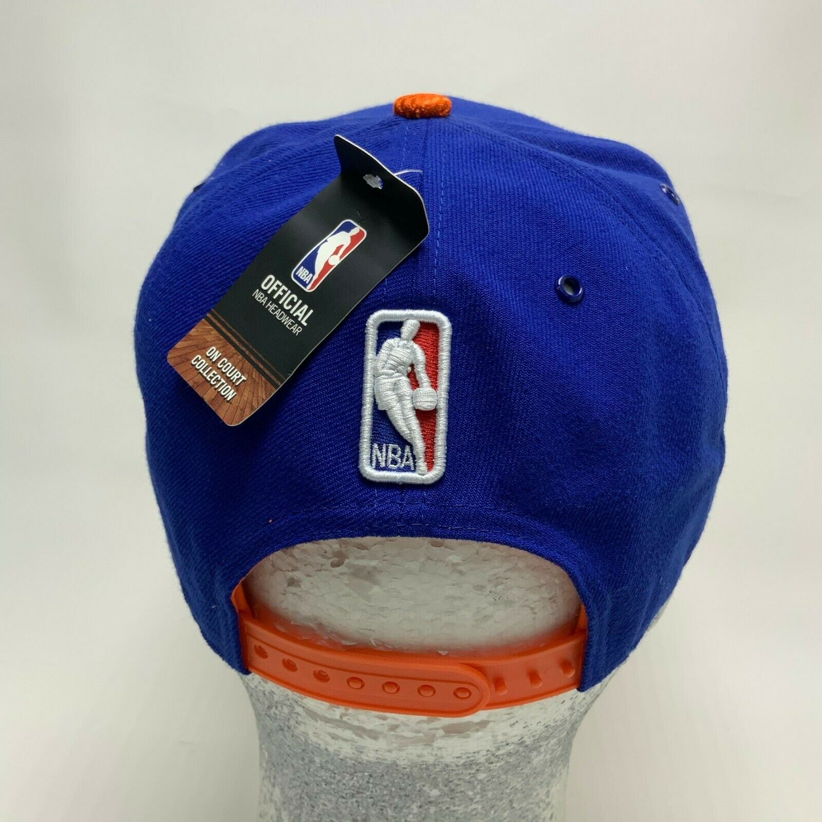 New Era 9FIFTY New York Knicks Pinned Snapback Hat Royal Blue