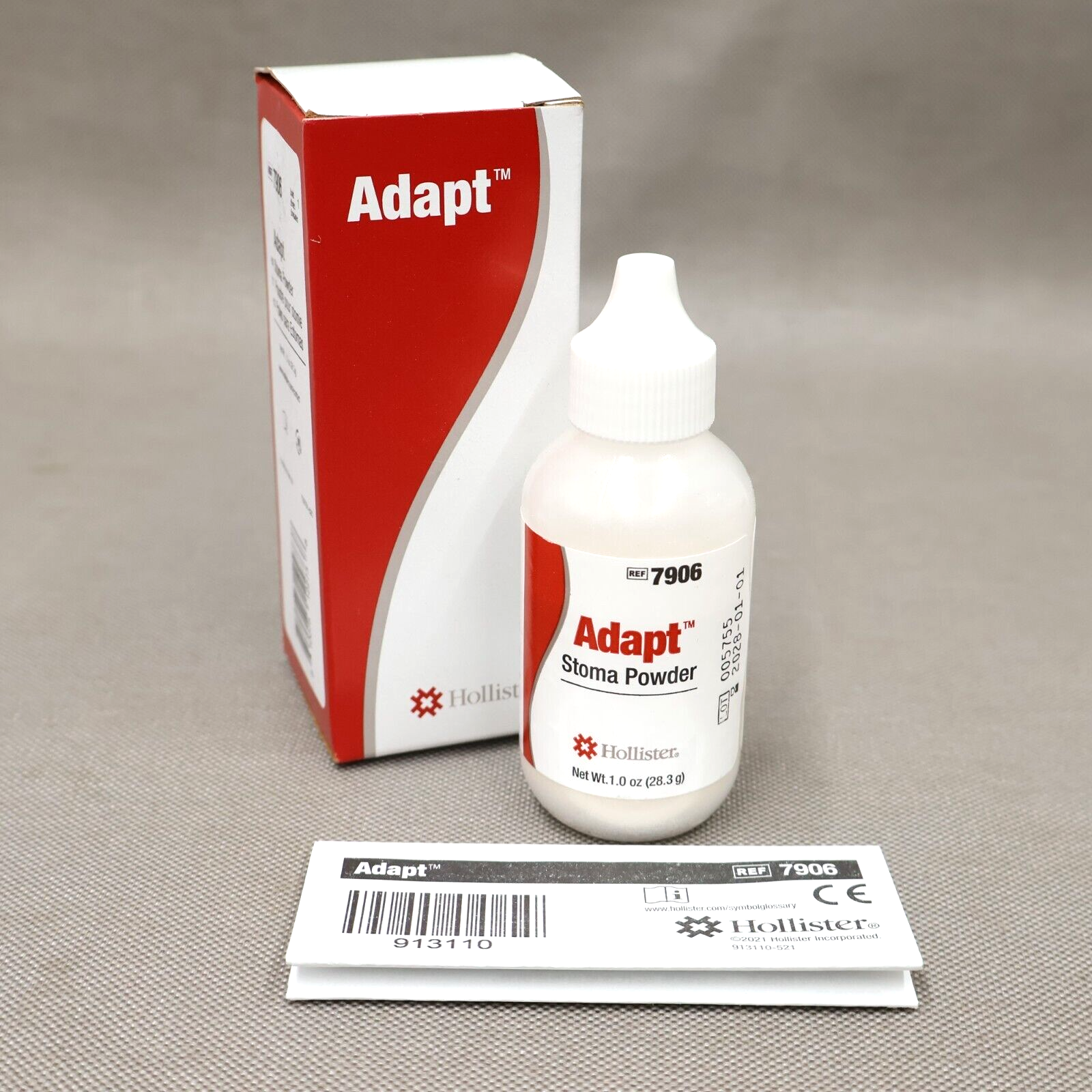 hollister adapt stoma powder ref 7906 1oz bottle exp. 2028