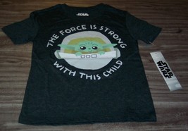 Children&#39;s Kids STAR WARS The Mandalorian Baby Yoda Child T-shirt 5/6 NEW - $16.34