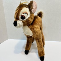 Vintage Disneyland Plush Bambi Poseable Legs Stuffed Animal 14 inch Standing - $18.54
