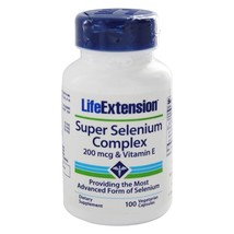 Life Extension Super Selenium Complex 200 mg with Vitamin E 30 mcg., 100 Vegetar - $12.55