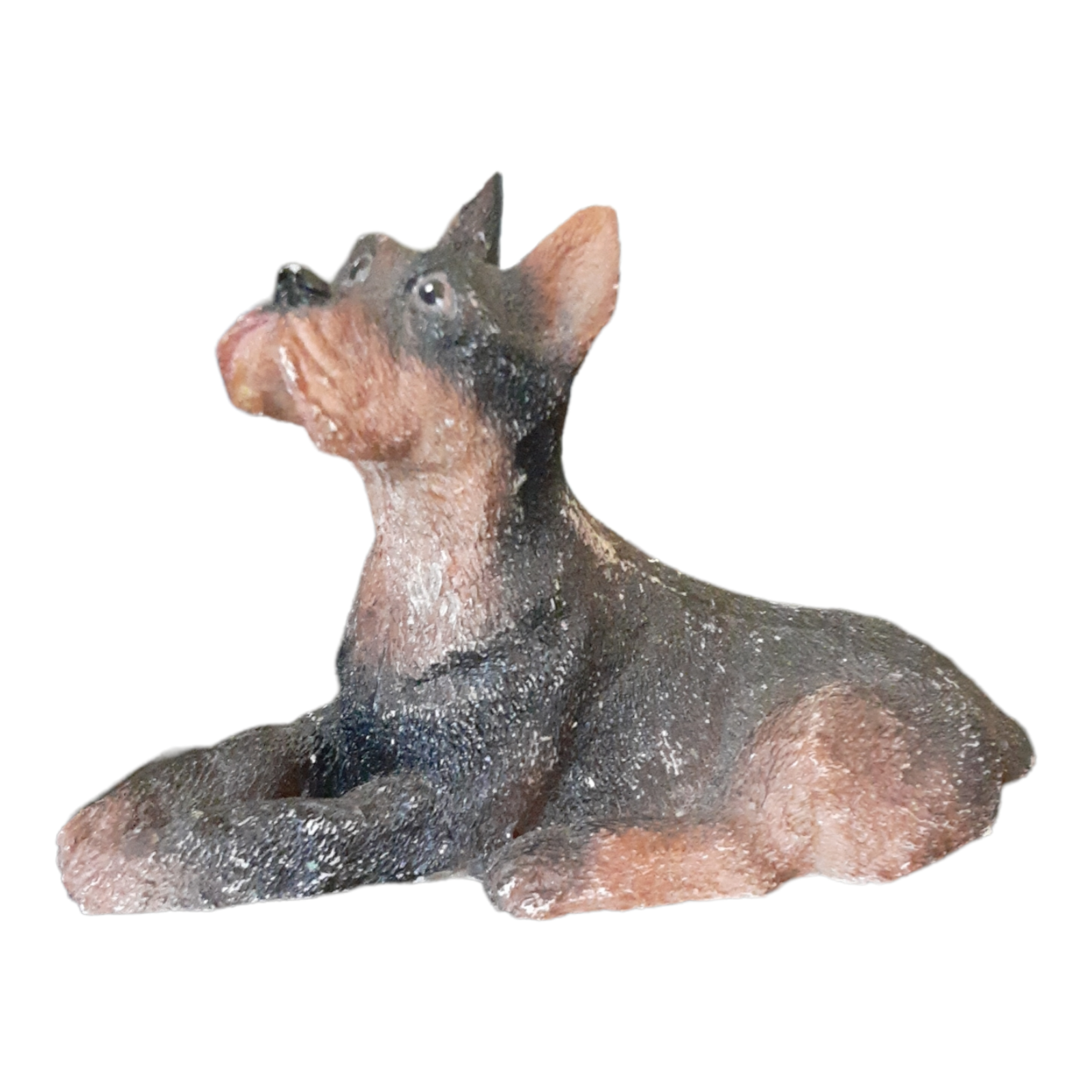 Brown & Black Dog Figurine - Everything Else