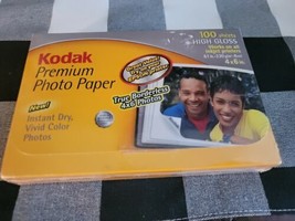 Kodak Premium Photo Paper - 100 Sheets High Gloss Inkjet 4x6 inch sealed new - $1.88