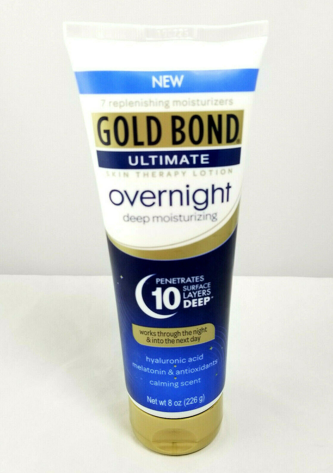 Primary image for Gold Bond Ultimate Overnight Deep Moisturizing Lotion 8 Oz Calming Scent