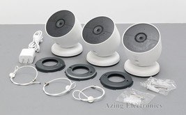 Google GA02077-US Nest Cam Indoor/Outdoor Security Camera (Pack of 3) READ image 1