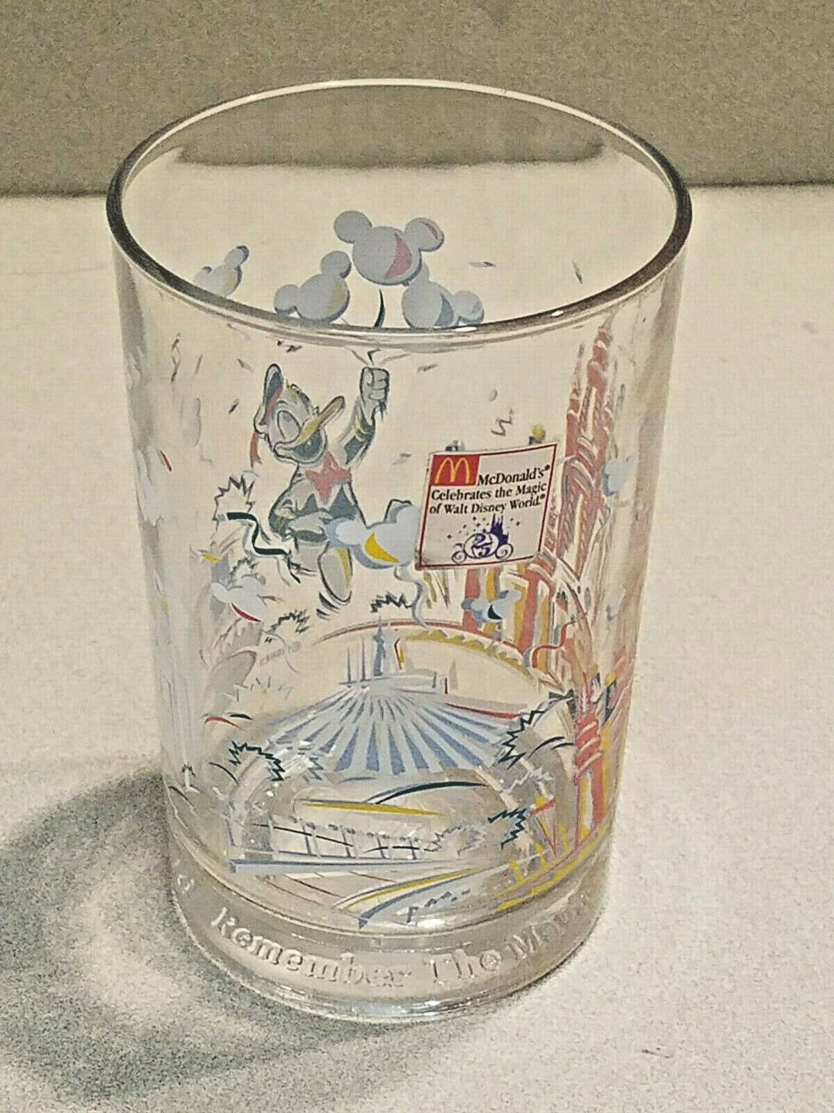 McDonald & Disney's 25th Anniversary Disney Glasses - Set of 4