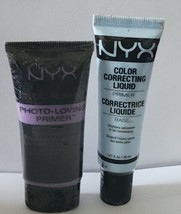 2 NYX Color Correcting Liquid Primer CCLP05 BLUE/NYX Photo Loving Primer*Sealed - $15.52